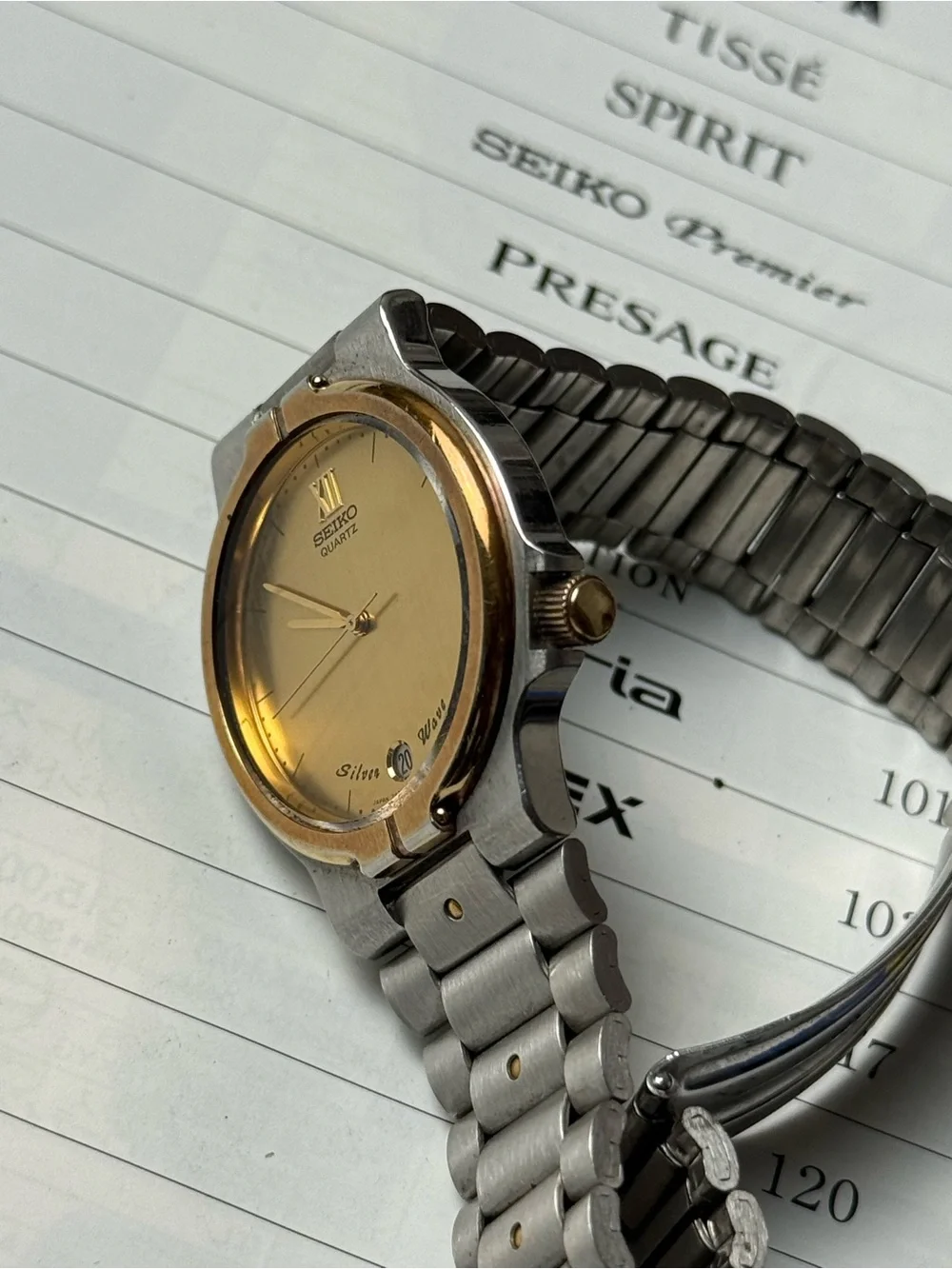 Vintage 1982 Seiko SilverWave 7432-6010 Men’s Watch - Very Good Condition